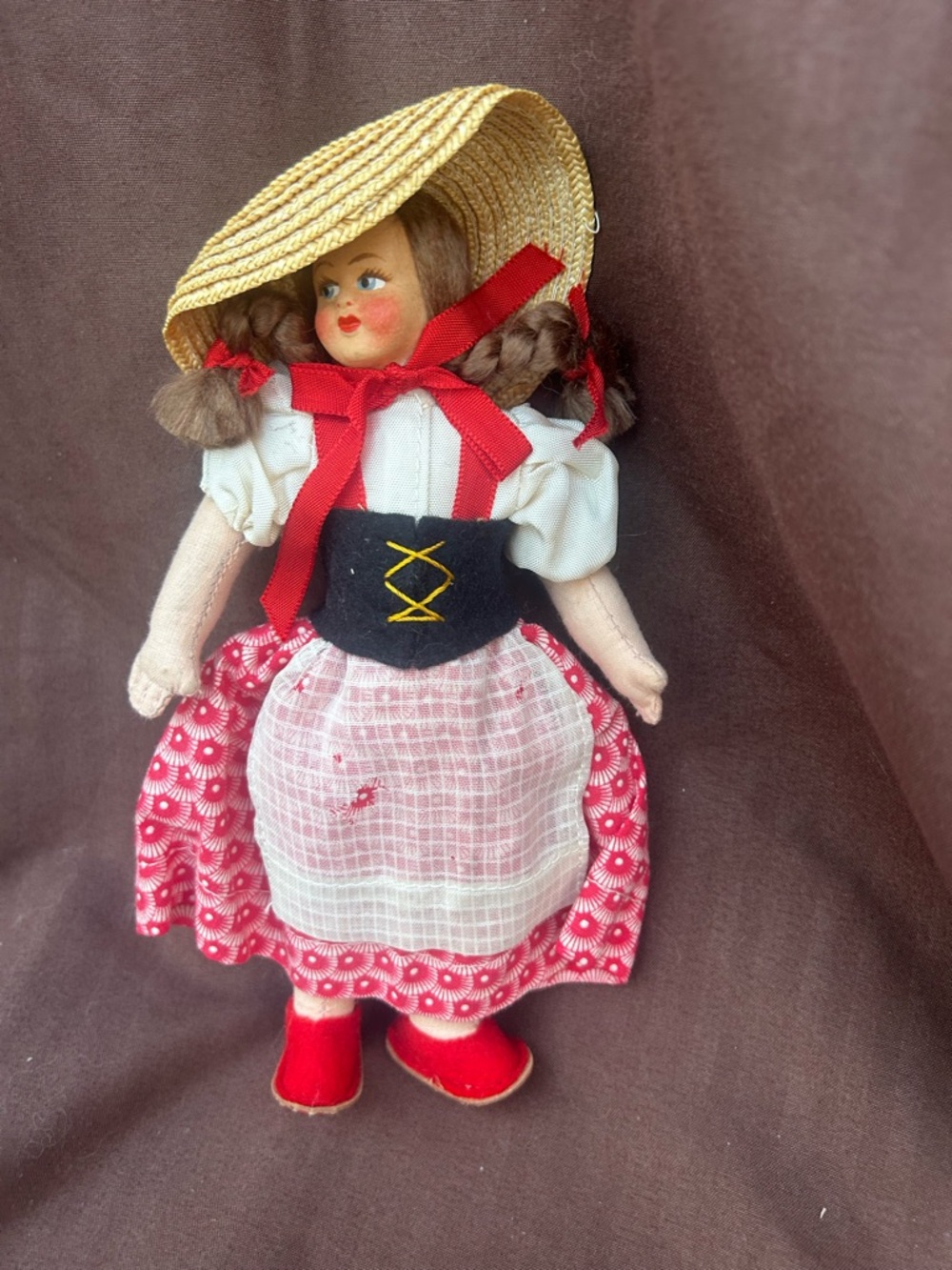 Vintage Blushing Doll